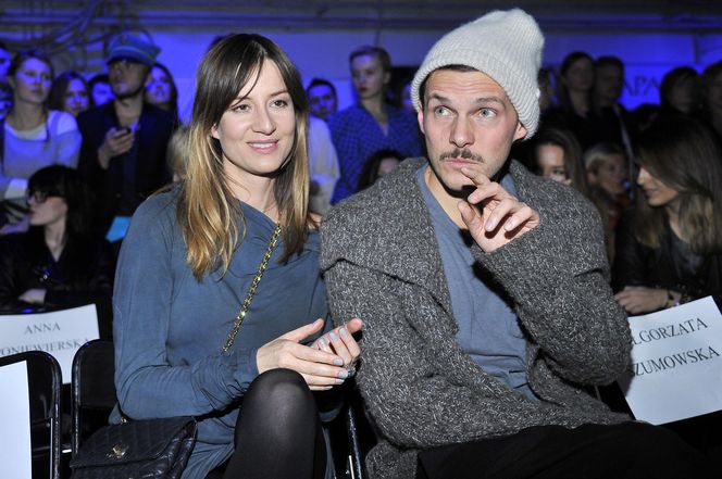 Maja Ostaszewska z partnerem