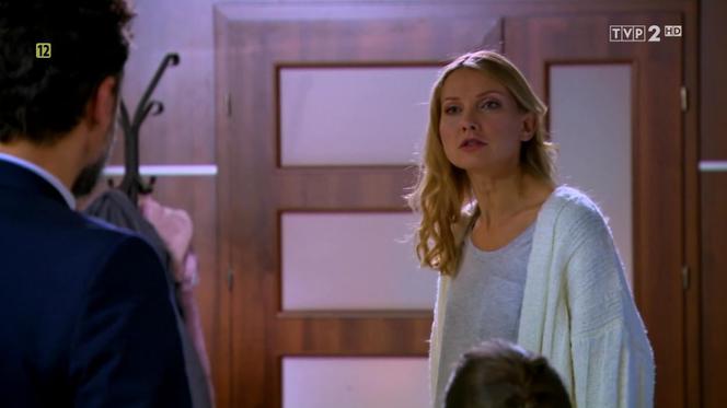 Barwy szczęścia odc. 2059. Zosia (Joanna Moro), Piotr Walawski (Piotr Jankowski)