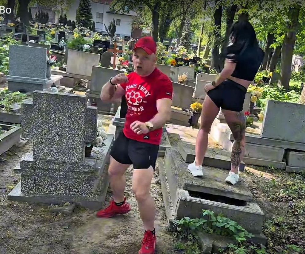 Raper z Bytomia nakręcił teledysk na cmentarzu