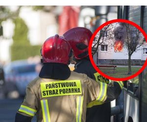 Pożar mieszkania przy ul. Kalinowej w Zabrzu 