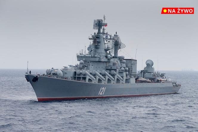 Wojna na Ukrainie. Zaginęło 500 rosyjskich marynarzy?! Co się naprawdę wydarzyło na krążowniku Moskwa? Relacja na żywo [15.04.2022]