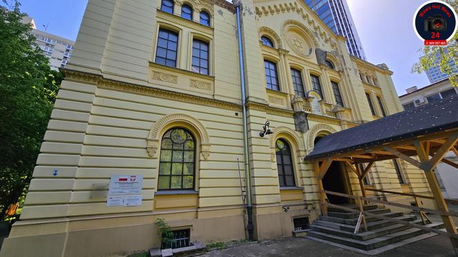 Chciał spalić synagogę Nożyków w Warszawie. Wiemy, jak zareagował zatrzymany 16-latek