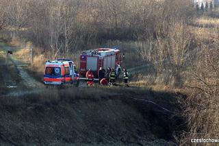 Częstochowa. Kobieta spadła ze skarpy