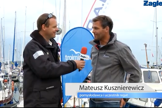 Mateusz Kusznierewicz, fot: skrin Żagle TV