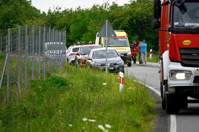 Wypadek nastolatków na hulajnodze