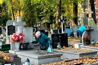 Piękna pogoda zachęcała do cmentarnych porządków
