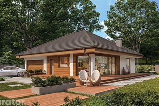 Projekt 100-m parterowego domu