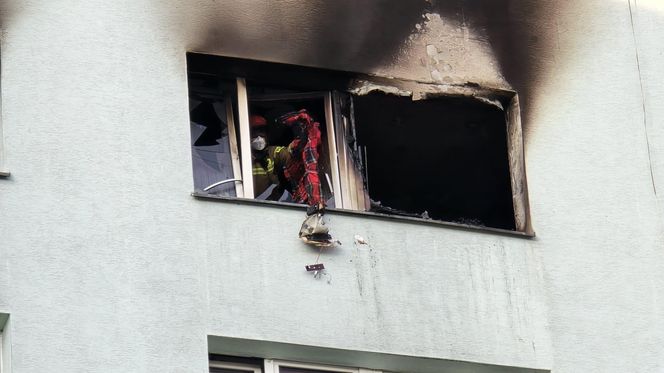 Warszawa. Tragiczny pożar mieszkania na Ursynowie. Nie żyje jedna osoba