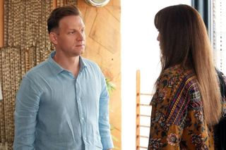 Barwy szczęścia, odc. 3126: Łukasz (Michał Rolnicki), Celina (Orina Krajewska)