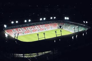 Zagłębie Sosnowiec ma nowy stadion. Nocą świeci jak dyskoteka