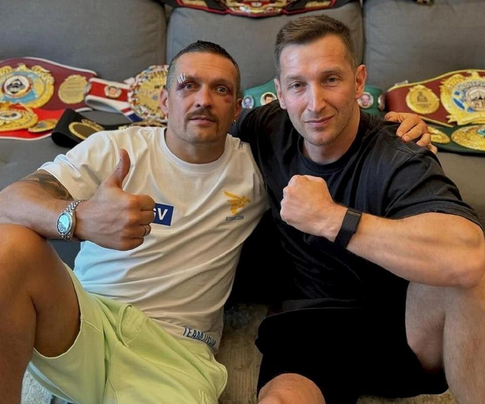 Jakub Chycki i Ołeksandr Usyk