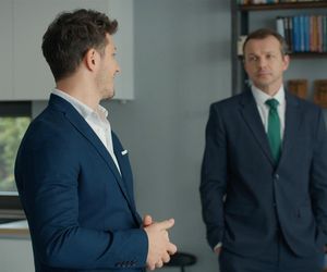 Barwy szczęścia, odcinek 3154: Justin (Jasper Sołtysiewicz), Bruno (Lesław Żurek) 