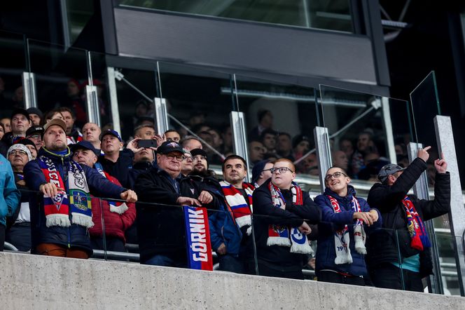 Kibice na meczu Górnik Zabrze - Legia Warszawa