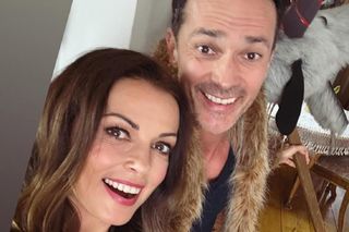 Barwy szczęścia na planie. Kasia (Katarzyna Glinka), Mariusz (Rafał Cieszyński)