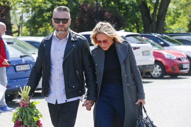 Patrycja Markowska z partnerem