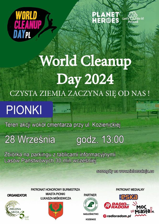 W Pionkach będzie sprzątane. To w ramach World Cleanup Day