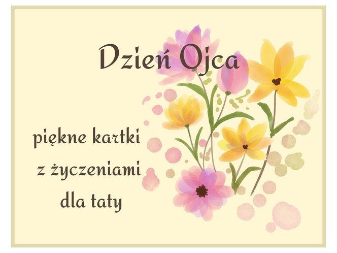 Dzień Ojca Kartki