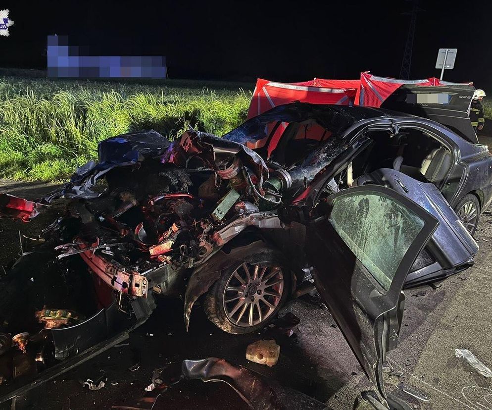 Tragiczny wypadek w Wojciechowie Kolonii Pierwszej. Nie żyje dwóch mężczyzn