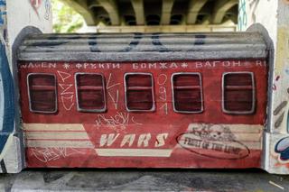 Trójwymiarowy mural przypomina o dawnej świetności linii kolejowej do Polic