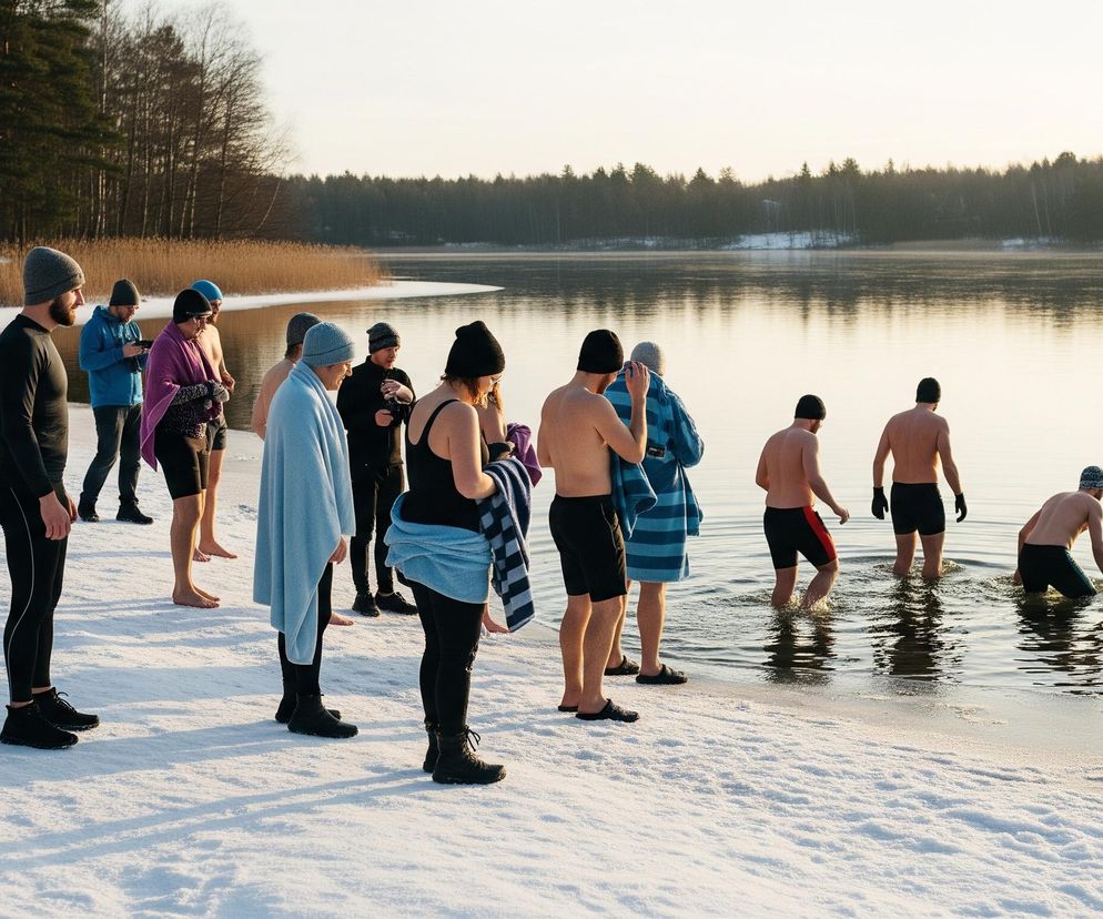 Nowy sezon morsowania nad Chechłem. Co zaskoczyło uczestników na otwarciu?