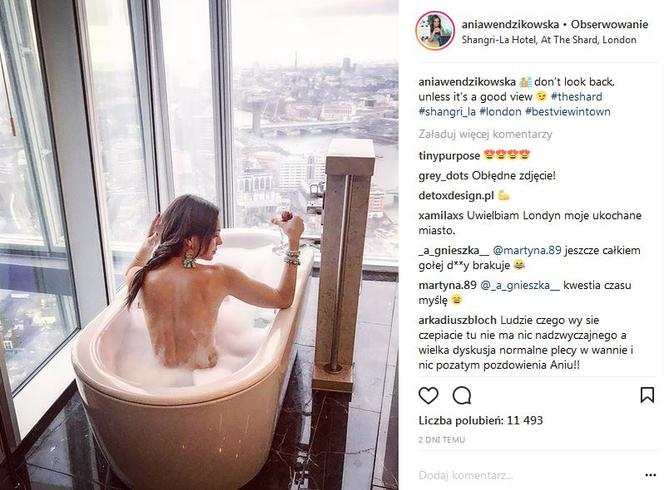 Anna Wendzikowska nago w wannie