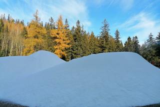 Tak wygląda produkcja śniegu w górach