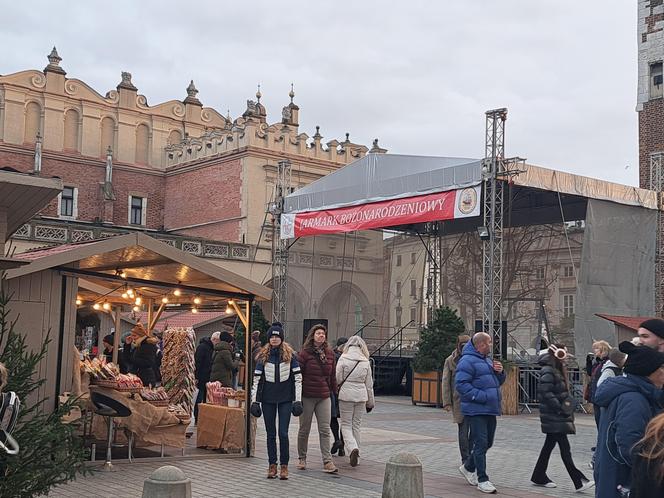 Jarmark bożonarodzeniowych na Rynku Głównym w Krakowie