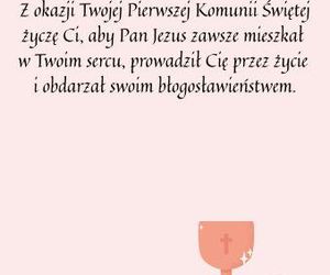 Dedykacja na komunię do książki