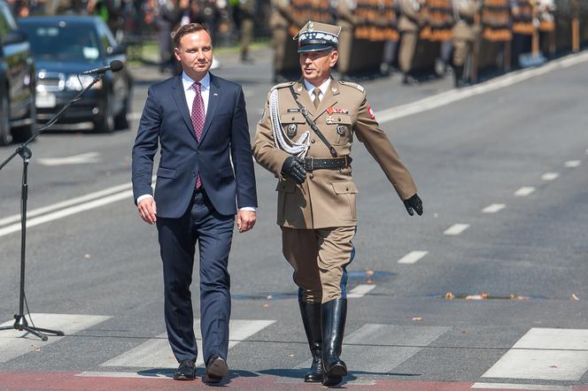 Prezydent Andrzej Duda na Święcie Wojska Polskiego