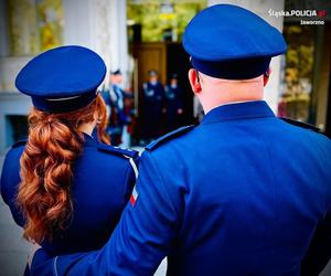 Wyjątkowy ślub pary policjantów z Jaworzna