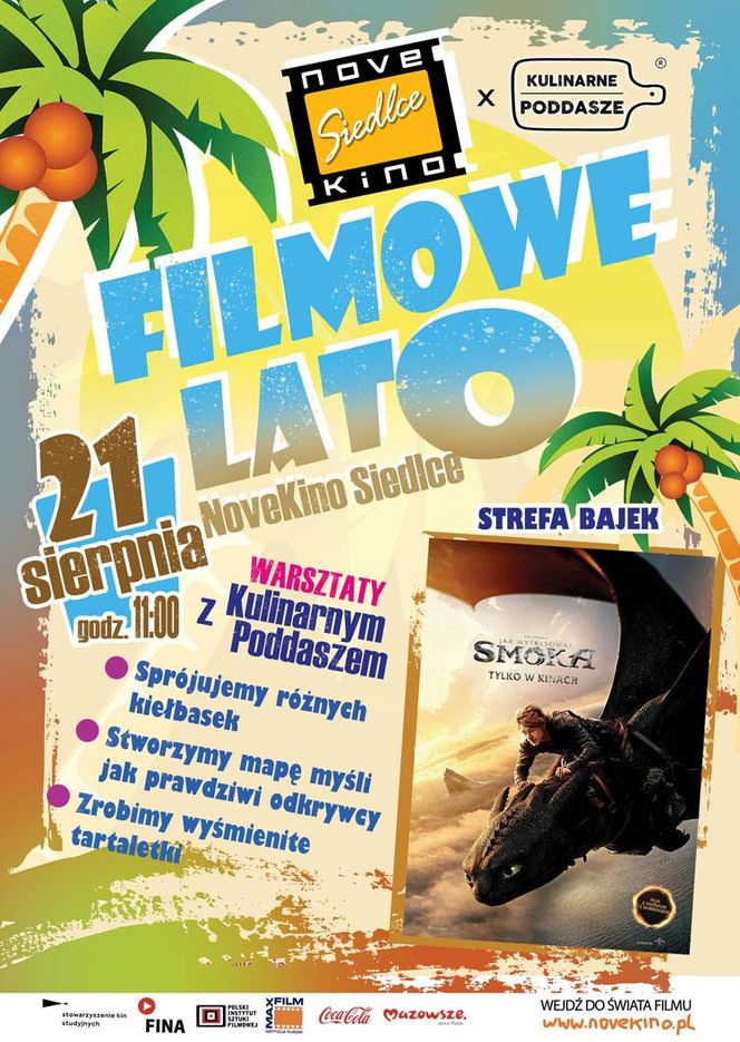 Film „Jak wytresować Smoka” już 21 sierpnia w Novekino Siedlce w ramach cyklu „Filmowe Lato”