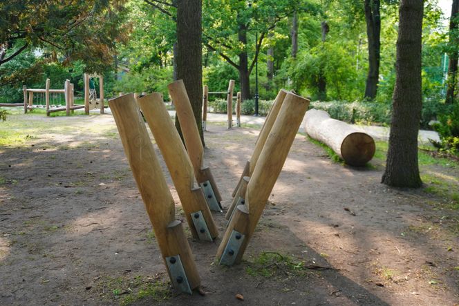 Plac zabaw w Parku Planty