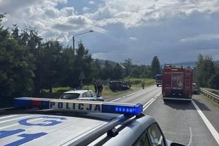 Koszmarny wypadek na DK 7 w Małopolsce! 8-latek w ciężkim stanie