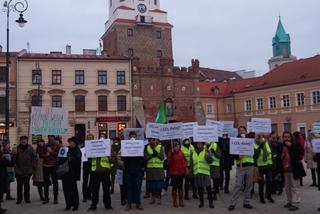 Przeciwko zabudowie Górek Czechowskich. „Strajk dla Ziemi” w centrum Lublina