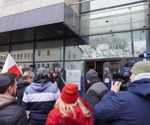 Protest rolników w Białymstoku. Przemarsz ulicami miasta 4 marca