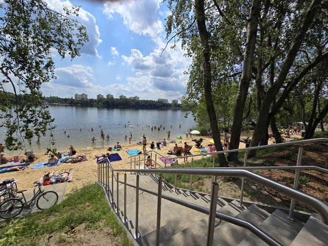 Odwiedziłam kąpielisko na stawie Morawa w Katowicach