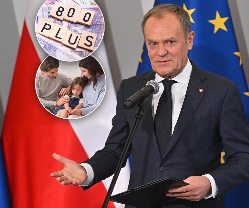 Tusk zabierze 800 plus?