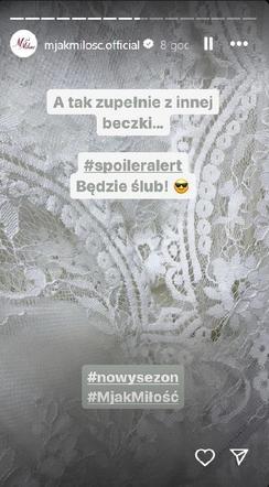 M jak miłość na planie