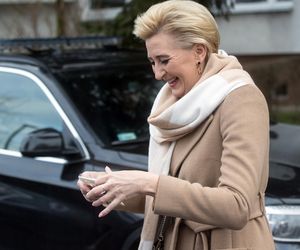 Jesienne stylizacje pierwszych dam