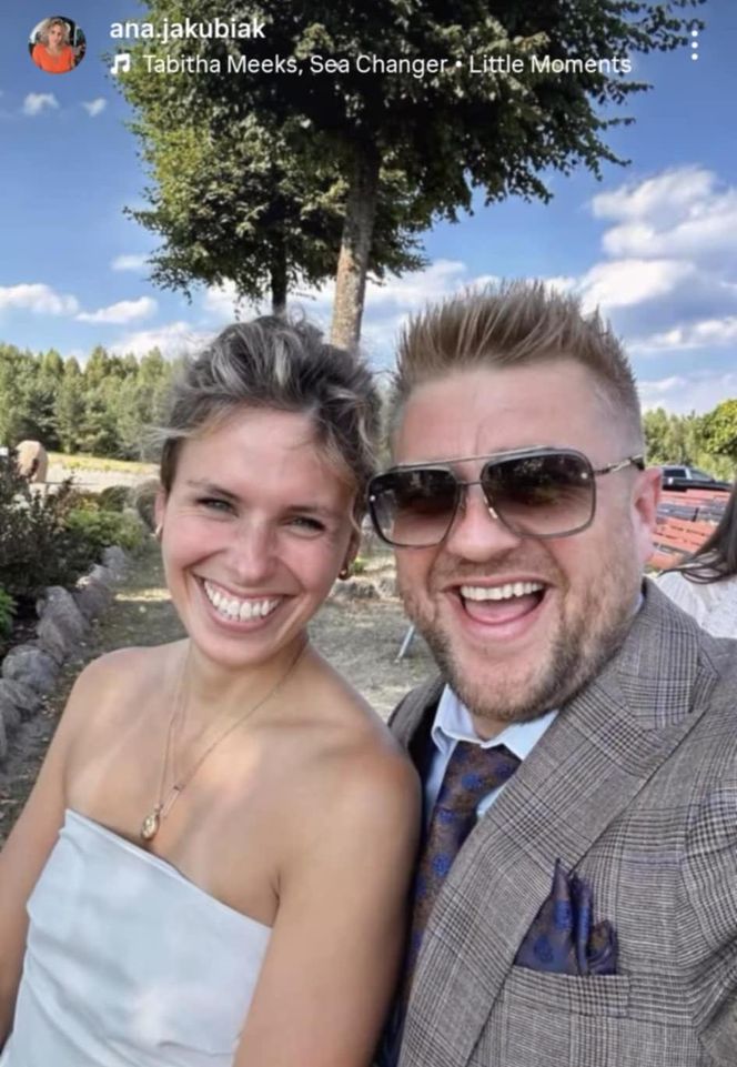 Tomasz Jakubiak z żoną