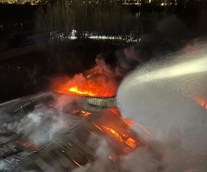 Warszawa. Pożar hali przy ul. Modlińskiej 16