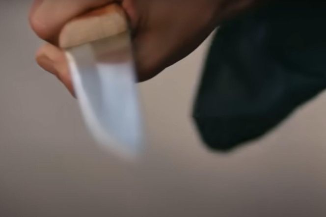 Uzbrojony w nóż Halil już będzie miał zaatakować intruza, kiedy zorientuje się, że to Alper! 