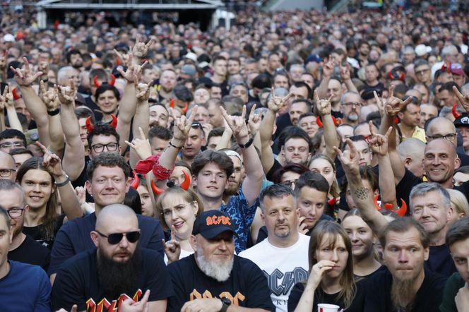 Koncert AC/DC w Warszawie (4.07.2025) - część druga. Organizatorem koncertu jest Live Nation