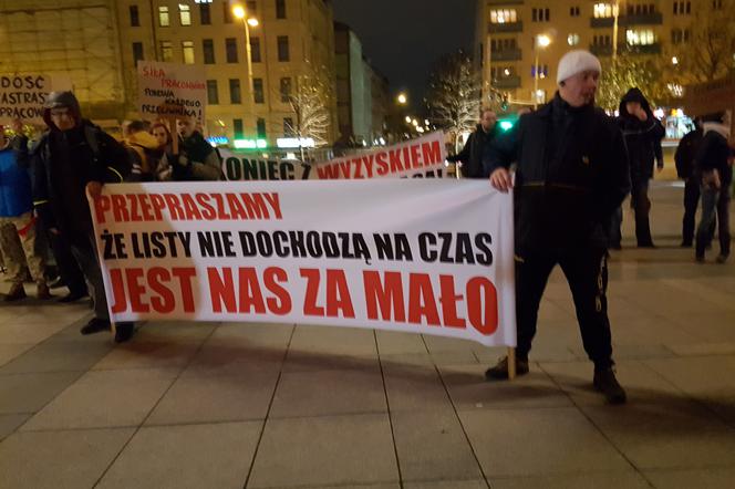 Protest pracowników Poczty Polskiej