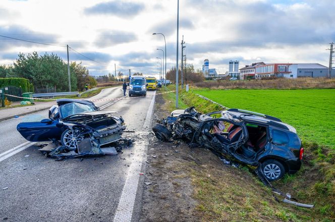 Śmiertelny wypadek na DW 184 w Mrowinie