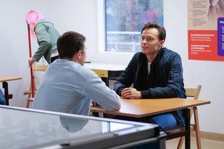 Pierwsza miłość, odcinek 3959: Krystian (Patryk Pniewski), Alan (Alan Andersz)