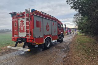 Pożar hali na Podkarpaciu 