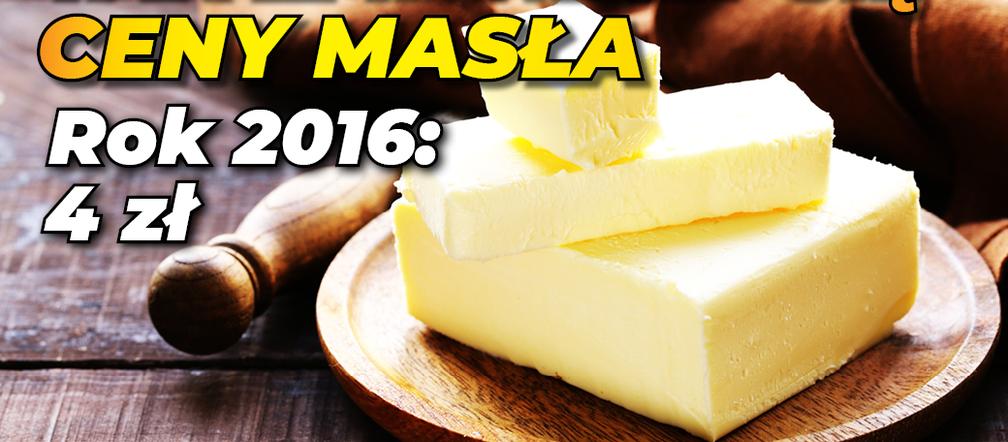 Cena masła