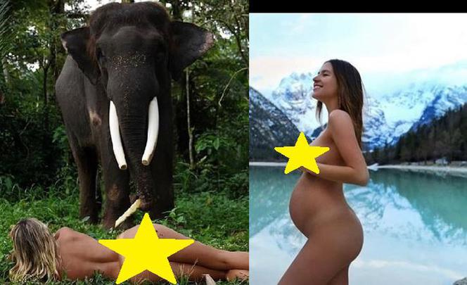 Pokazywała NAGIE PIERSI słoniowi, teraz jest w ciąży z piłkarzem i wrzuca kolejne ZDJĘCIA bez ubrań