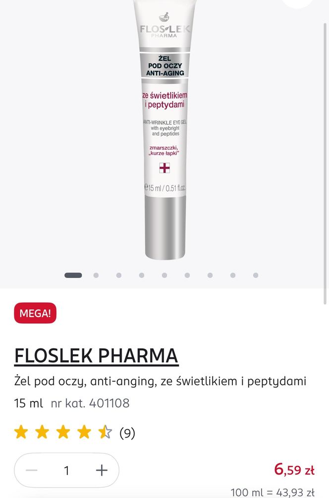 Krem pod oczy z Rossmann